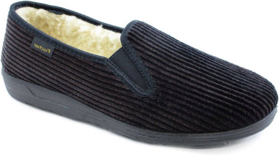 Fischer -Heren bruin donker pantoffels & slippers - Foto 4