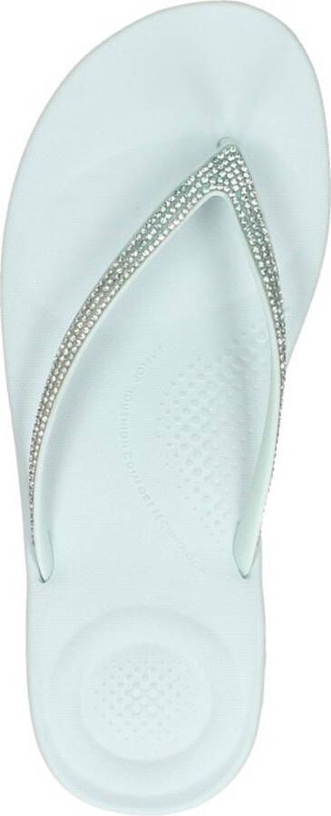 FitFlop IQUSHION Dames Slippers Blauw Sparkle