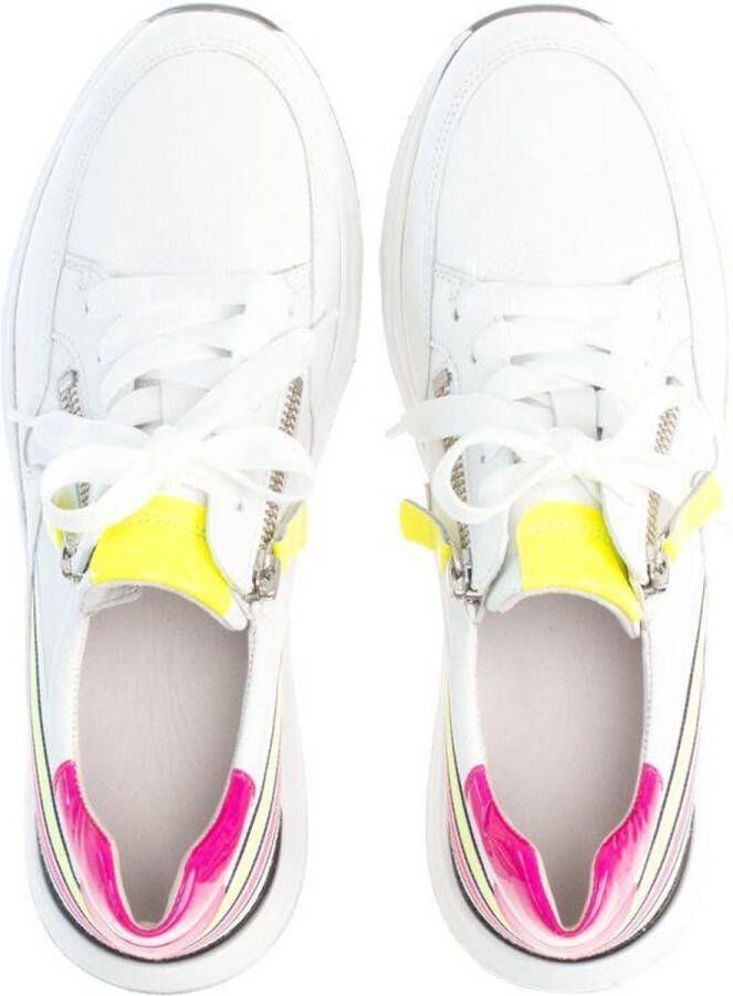 Gabor Dames Witte Combi Sneaker White Dames - Foto 12