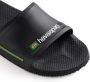 Havaianas Brasil Slide Slippers Unisex zwart wit groen - Thumbnail 11