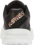 K-Swiss Court Express hb tennisschoenen zwart wit rosé - Thumbnail 3