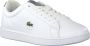 Lacoste Carnaby Evo Wit Zilver Dames Sneaker 39SFA0038 - Thumbnail 13