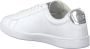 Lacoste Carnaby Evo Wit Zilver Dames Sneaker 39SFA0038 - Thumbnail 7