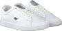 Lacoste Carnaby Evo Wit Zilver Dames Sneaker 39SFA0038 - Thumbnail 8
