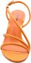 Lola Cruz Hoge hak sandalen met stoffen details Orange Dames - Thumbnail 11