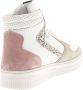Maruti Mona White Pink Sneakers hoge sneakers - Thumbnail 9