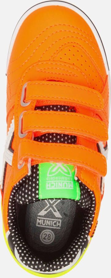 Munich Sneakers oranje Imitatieleer