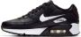 Nike Air Max 90 Leather GS Zwart Wit Kinder Sneaker CD6864 - Thumbnail 6