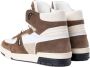 Off the Pitch Basketta Hi Glass Sneakers Tabacco Bianco - Thumbnail 3