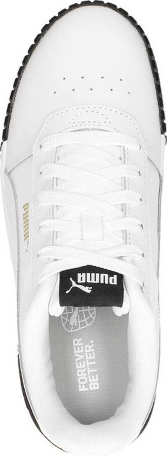 PUMA Carina 2.0 Dames Sneakers White- White-Goud- Black