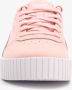 Puma Carina 2.0 sneakers roze wit Meisjes Imitatieleer 39 - Thumbnail 8