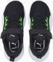 Puma Flyer Runner V Inf sneakers zwart groen wit Jongens Mesh Meerkleurig 20 - Thumbnail 5