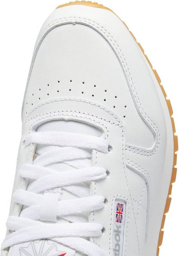REEBOK CLASSICS Leather Sneakers Ftwr White Pure Grey Reebok Rubber Gum-02 Dames