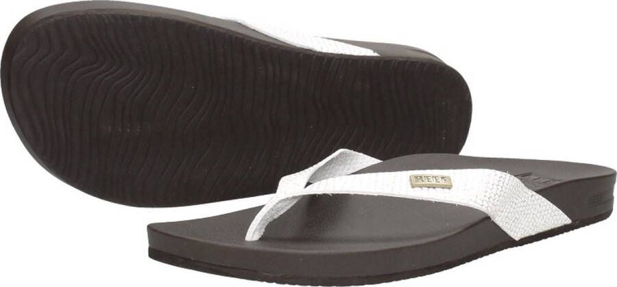 Reef Cushion Court Teenslippers Dames Wit