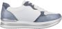 Remonte Dames Sneaker D1320-80 Blauw Wit Zilver - Thumbnail 6