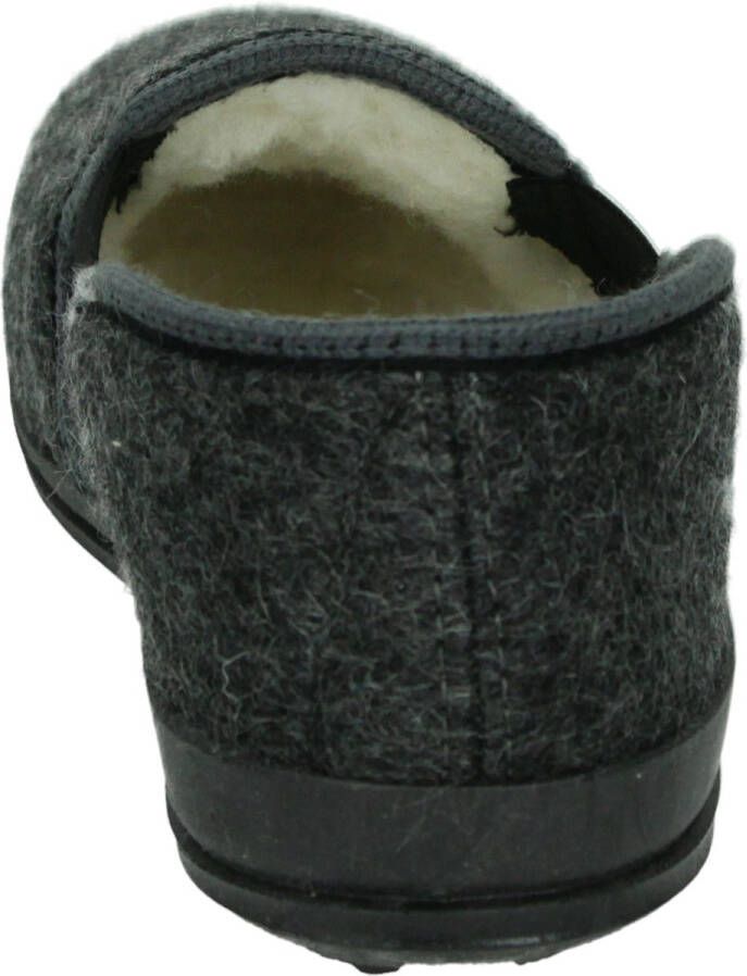 Rohde Pantoffels grijs Textiel 370445 Heren