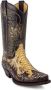 Sendra boots 3241 Cuervo Antic Heren Laarzen Cowboy Western Boots Schuine Hak Spitse Neus Vintage Look Echt Leer Handgemaakt - Thumbnail 4