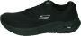 Skechers Arch Fit Big Appeal Dames Sneakers Black White - Thumbnail 7