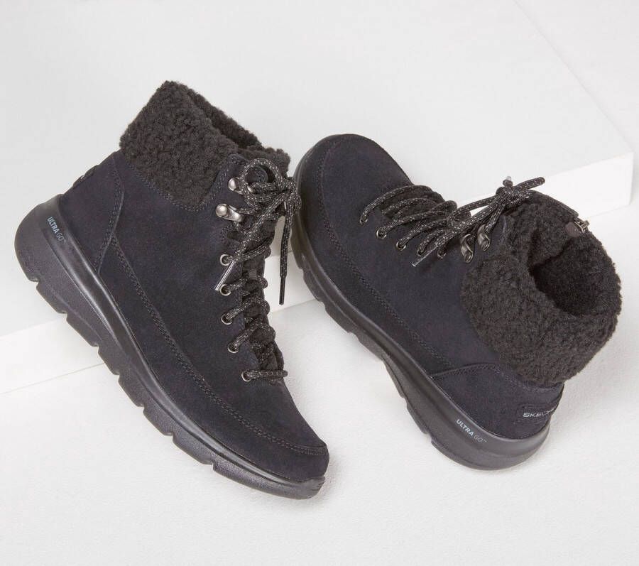 Skechers Glacial Ultra-Woodlands Dames Sneakers Black