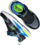 Skechers S Lights Tri-namics Klittenband Sneaker Zwart Grijs Blauw - Thumbnail 9