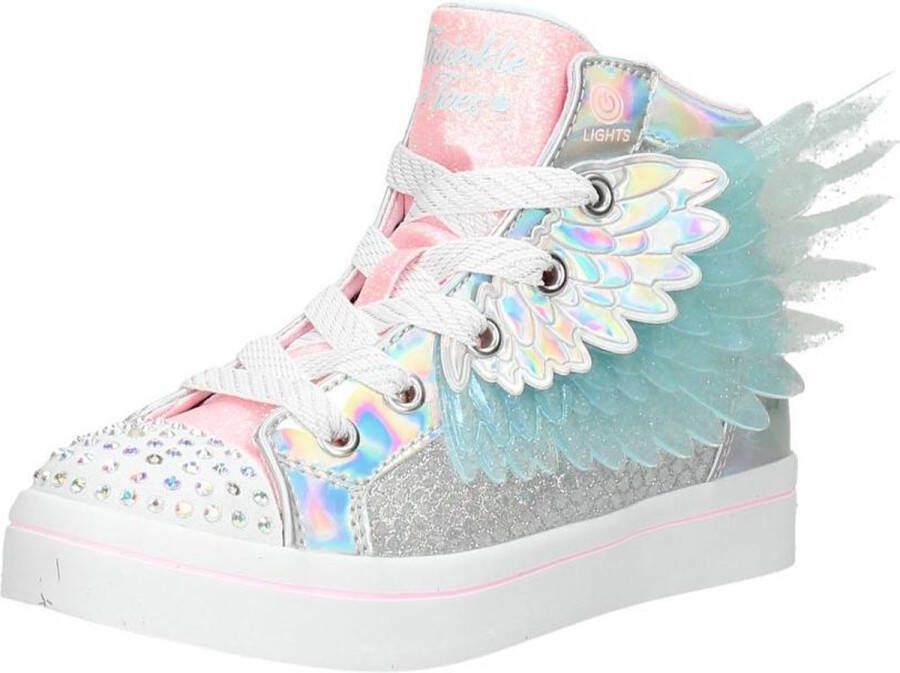 Skechers Twi-Lites 2.0 Unicorn Wings Meisjes Sneakers Silver Pink - Foto 7