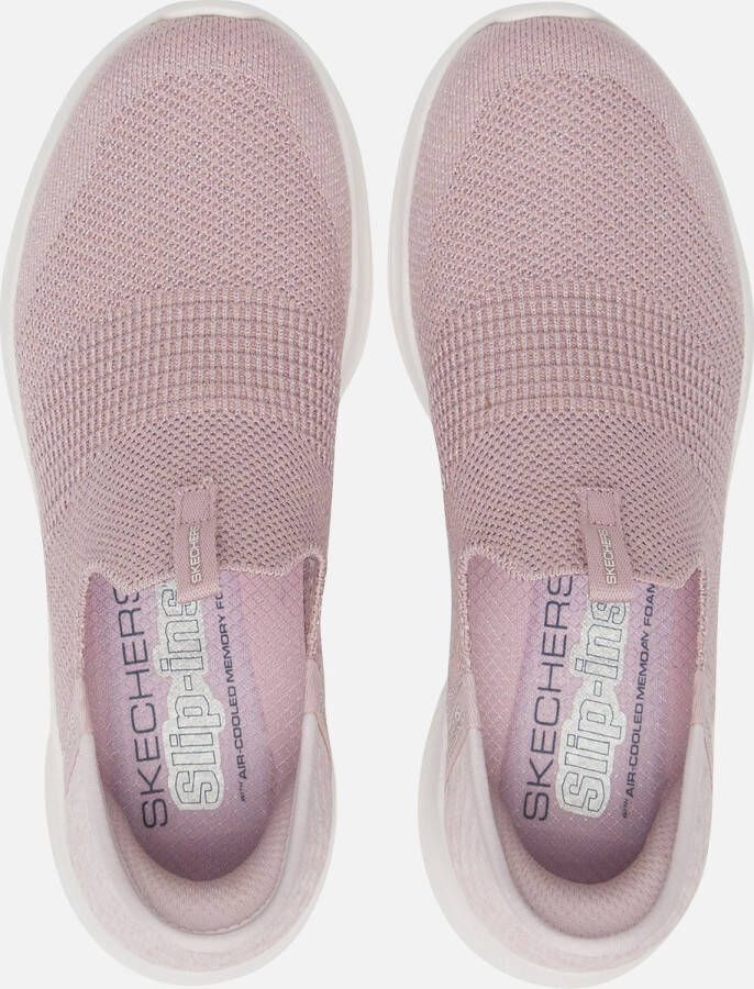 Skechers Hands Free Slip-Ins Ultra Flex 3.0 Smooth Step VEGAN Instapper Dames Roze - Foto 15