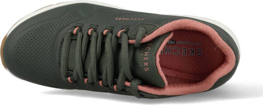 Skechers 2nd Best Groene Sneakers met Roze Accents Groen Heren - Foto 11