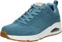 Skechers Uno Stand On Air sneakers blauw Suede Heren - Thumbnail 4