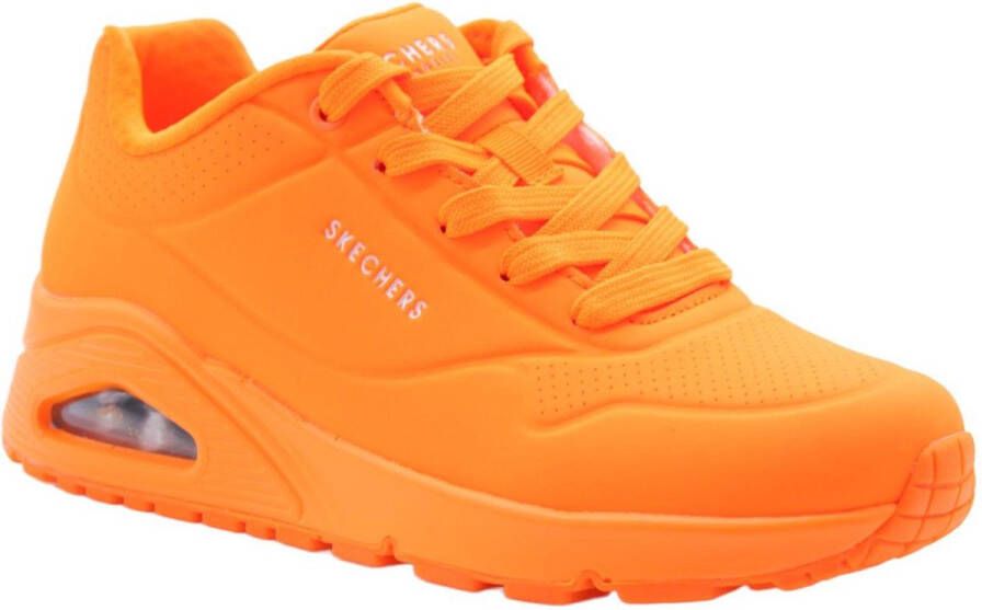 Skechers Uno Night Shades Dames Sneakers Oranje