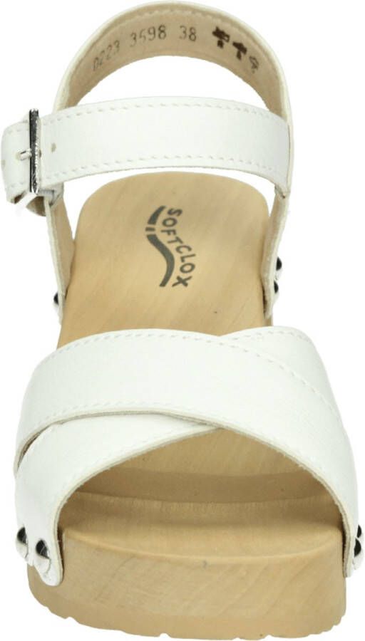 Softclox S3598 HANNE Volwassenen Sandalen met hak Wit beige