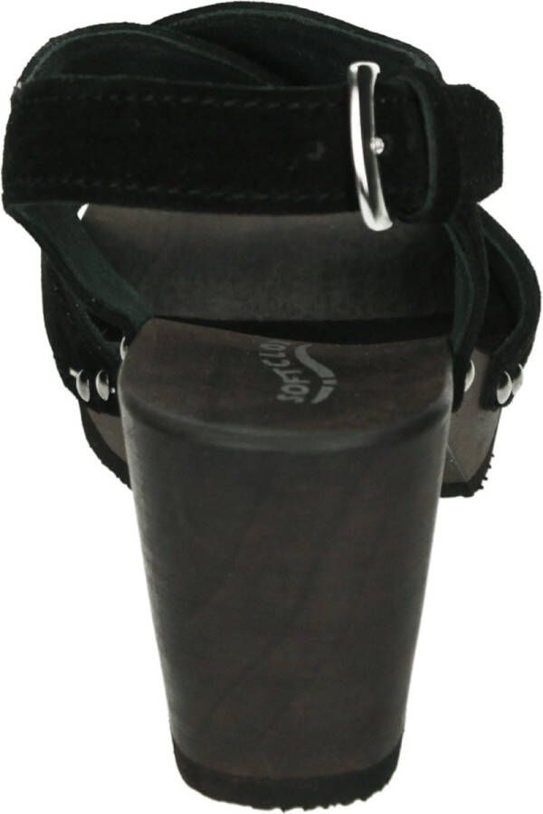 Softclox S3603 RIANA Volwassenen Sandalen met hak Zwart