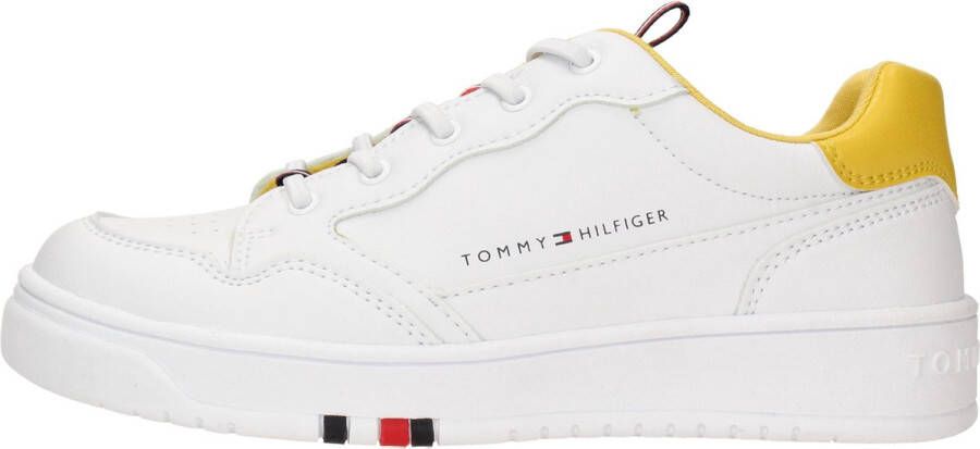 Tommy Hilfiger sneakers wit Jongens Imitatieleer 37 - Foto 9