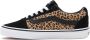 Vans Ward Cheetah Sneakers zwart Canvas Dames - Thumbnail 3
