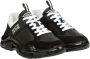 Versace Jeans Couture Speedtrack Trainers Leather Black White - Thumbnail 2