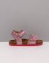 Vingino Tavi leren sandalen met dierenprint roze - Thumbnail 7