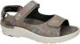 Wolky Dames Sandalen 0392745 150 Delft Flowerpoint Taupe - Thumbnail 10