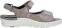 Wolky Dames Sandalen 0392745 150 Delft Flowerpoint Taupe - Thumbnail 12