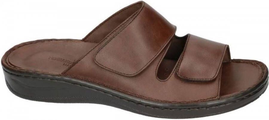 Fbaldassarri -Heren bruin pantoffels & slippers