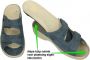 Fidelio Hallux -Dames blauw slippers & muiltjes - Thumbnail 1
