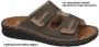 Fidelio Hallux -Heren bruin donker pantoffels & slippers - Thumbnail 2