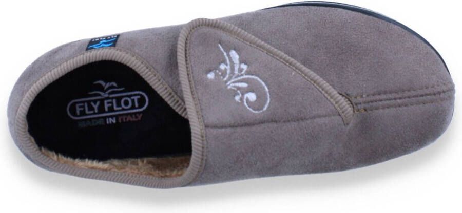 Fly FLOT Dames Pantoffel Taupe