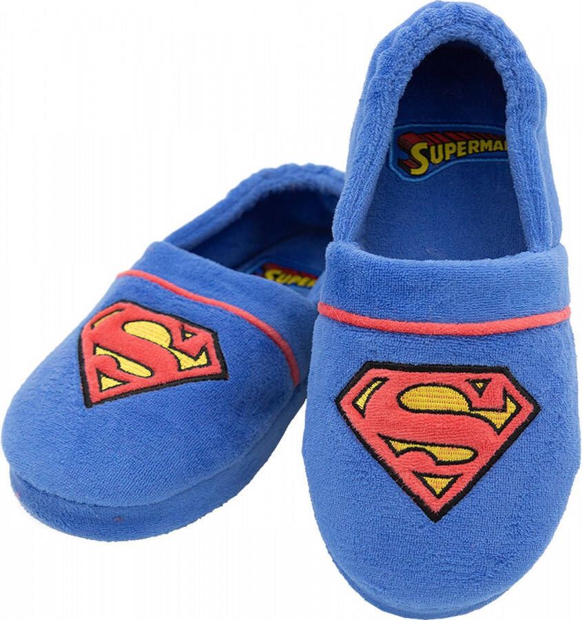 Funidelia Superman pantoffels voor jongens 32 34 Blauw
