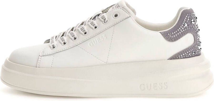 GUESS Elbina Dames Sneakers White Grey