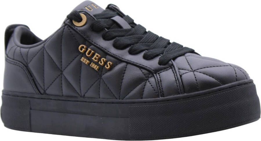 GUESS Genza Lage Dames Sneakers Zwart