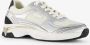 Hush Puppies dames dad sneakers zilver wit - Thumbnail 1
