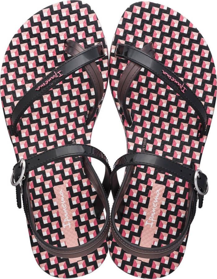 Ipanema Fashion Sandal sandalen met bloemenprint roze zwart