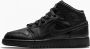 Jordan Air 1 Mid(Gs ) Black Black Black Schoenmaat 38+ Shoes grade school 554725 091 - Thumbnail 1