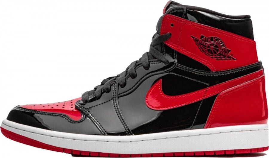 Jordan Nike Air 1 Retro High OG Bred Patent Black Red 555088 063 EUR