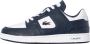 Lacoste Court Cage Sma Heren Sneakers Wit Donkerblauw - Thumbnail 2