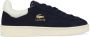 Lacoste Premium Baseshot Leren Sneakers Blauw Wit Multicolor Heren - Thumbnail 6